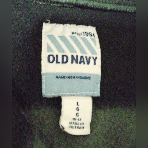 Old Navy Fleece Pullover size L.      6-023 - Picture 2 of 3